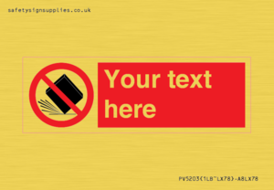 Custom Do Not Drop Sign